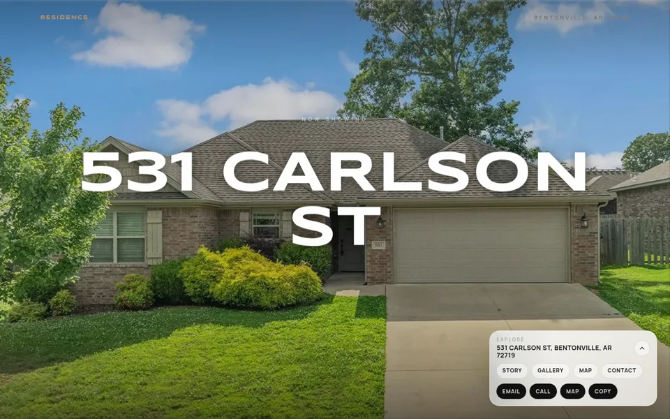 531 Carlson listing website front page